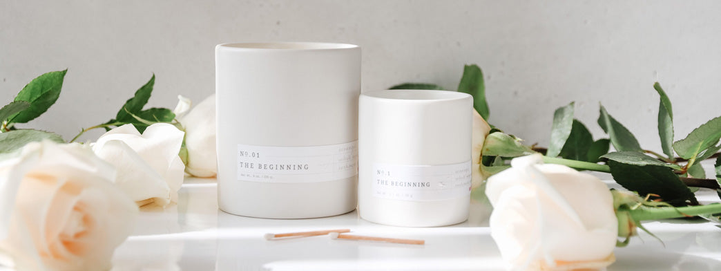 Aerangis luxury scented candles collection featuring memory-inspired fragrances with orchid-inspired scents available at Brix + Bailey