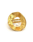 Sea & Moon Medium Ring, Sterling Silver with Gold Plate