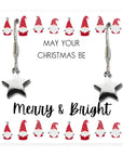 Merry & Bright Christmas Mini Gift Hamper with Silver Star Earrings