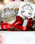 Small Merry Christmas Star Gift Hamper | Earrings, Chocolates & Candle
