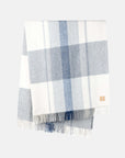 Natural Alpaca Wool Throw Classic Tartan