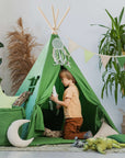 Cozy Tipi Tent Set for Kids – Imaginative & Comfortable Play Space by Sówka at brixbailey.com