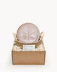 Bread Warmer & Basket - Tree of Life Round-0