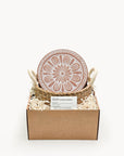 Bread Warmer & Basket - Vintage Flower