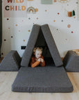 Dark Brown Activity Play Mattress Set