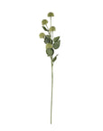 Artificial thistle stem with spherical head, natural green tones, lifelike texture, 81cm tall, premium plastic botanical decor by sostter at brixbailey.com