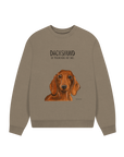 Comfy, Cozy, & Cute: The Dachshund Oversized Sweatshirt"