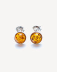 ESSENTIALS Mini Amber Stud Earrings