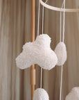 Handmade Boucle clouds white-1