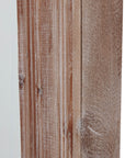 Stylish Washed Wood Large Mirror | Modern Farmhouse Decor