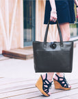 Leather Willow Tote