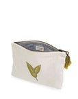 Hand Screen Printed Cotton Canvas Pouch - Nature-3
