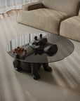Hippo Coffee Table, Side Table, Glass