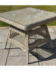 Beige Outdoor Four Seater Dining Set