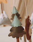 Handmade Brown Bear baby mobile-5