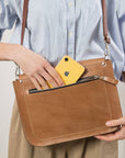 ASTORIA handbag - Camel Brown