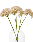 Blush Pink Hydrangea Faux Stem Floral Accent