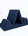 Navy Blue Play Mattress Set for Kids