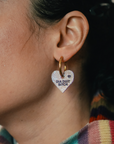 Dia Duit Hoop Earrings