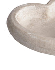 Elegant Deep Stone Heart Dish | Handcrafted Home Decor