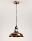 Cawston Solid Copper Coolicon Lampshade Pendant Light - 11 Inch