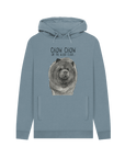 Blue Chow Chow Men's Hoodie – Featuring The Aloof Floof Design!