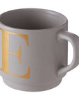Grey Monogram Mug E | Signet