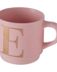Pink Monogram Mug E | Signet