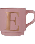 Pink Monogram Mug E | Signet
