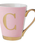 Pink Monogram Mug C | Frosted Deco