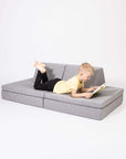 Grey Transformable Play Sofa Set