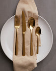 Glow 16 Piece Gold Cutlery Set | Avie