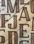 Rustic Art Deco Signs Rusty Metal Alphabet Letters – Home & Garden A-Z 0-9