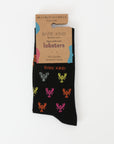 Save the Lobster Small Motif Bamboo Socks