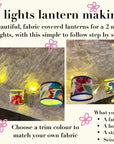 Fairy lights lantern making kit