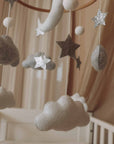 Handmade Moon And Stars baby mobile-6