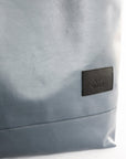 Faux Leather Backpack - Grey