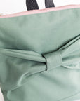 Kids Waterproof Mint Bow Backpack