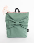 Mint Bow Backpack for Kids – Waterproof & Stylish by Muni at www.brixbailey.com
