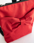Kids Waterproof Backpack with Red Bow