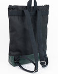 Black & Green Leather Backpack – Stylish & Weather-Resistant by Muni at www.brixbailey.com