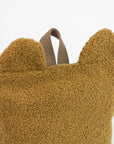 Beige Teddy Backpack – Eco-Friendly & Playful for Kids by Muni at www.brixbailey.com