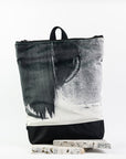 Black Watercolor Backpack for Daily Adventures