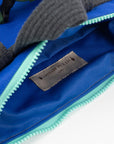 Green+Blue Waterproof Adventure Backpack, Handcrafted