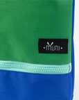 Green+Blue Waterproof Adventure Backpack, Handcrafted