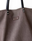Brown Denim Everyday Tote Bag