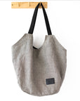 Striped Linen Tote Bag – Spacious & Stylish Summer Essential by Muni at www.brixbailey.com