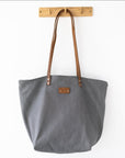 Stylish Grey Denim Tote – Durable & Chic for Summer by Muni at www.brixbailey.com