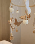 Handmade Butterfly babymobile-1