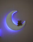 Handmade Moon & Teddy Bouclé wall lamp-5